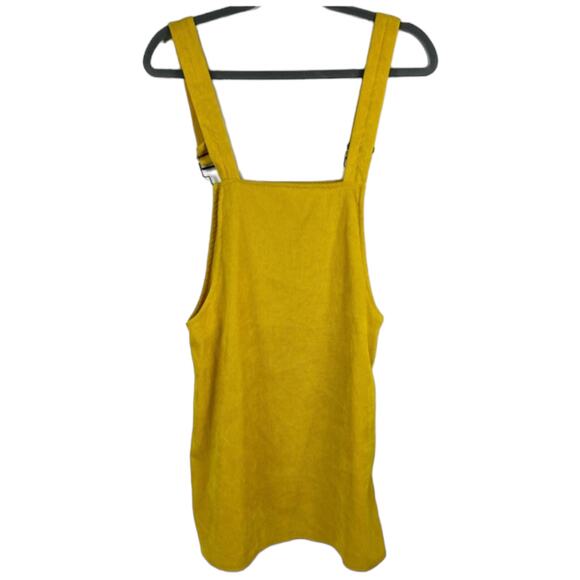 SHEIN Yellow Corduroy Overall Dress Jumper Size M - Picture 8 of 13